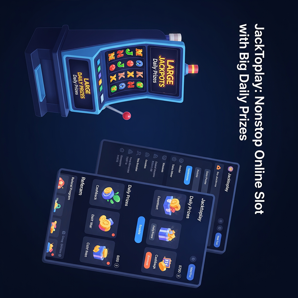 Jacktoplay: Agen Bo Slot Online Deposit 10000 Nonstop dengan Hadiah Besar Harian